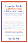 Canadian Public Administration-administration Publique Du Canada