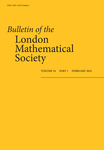 Bulletin Of The London Mathematical Society