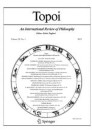 Topoi-an International Review Of Philosophy