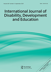 International Journal Of Disability Development And Education