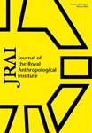 Journal Of The Royal Anthropological Institute