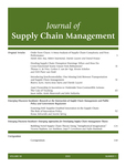 Journal Of Supply Chain Management
