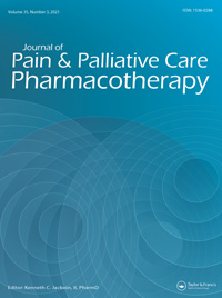 Journal Of Pain & Palliative Care Pharmacotherapy