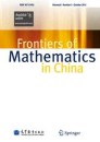 Frontiers Of Mathematics In China