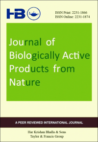 Journal Of Biologically Active Products From Nature