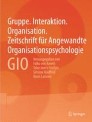 Gio-gruppe-interaktion-organisation-zeitschrift Fuer Angewandte Organisationspsychologie